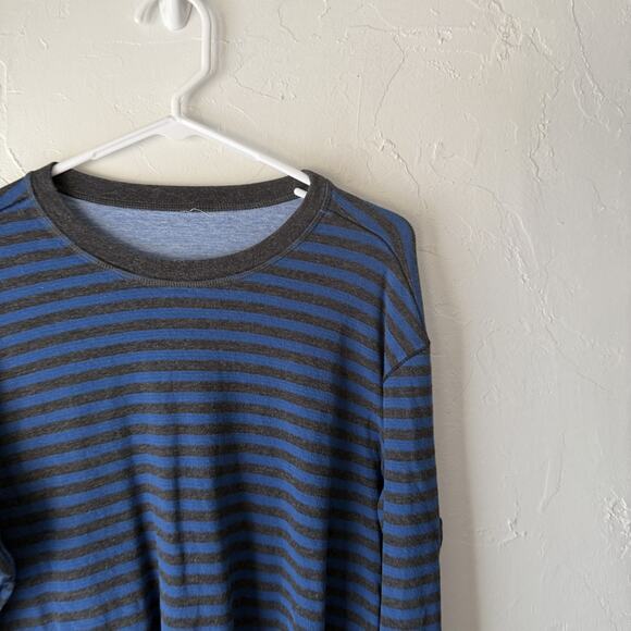Lululemon Shirt Mens Large Striped Long Sleeve Lightweight Pullover Athletic Top - Picture 2 of 7